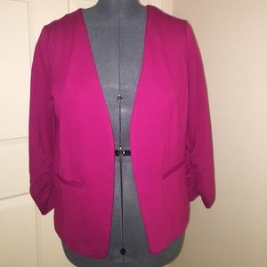 XL Open blazer by Kensie. BNWT. Fuschia/hot pink.